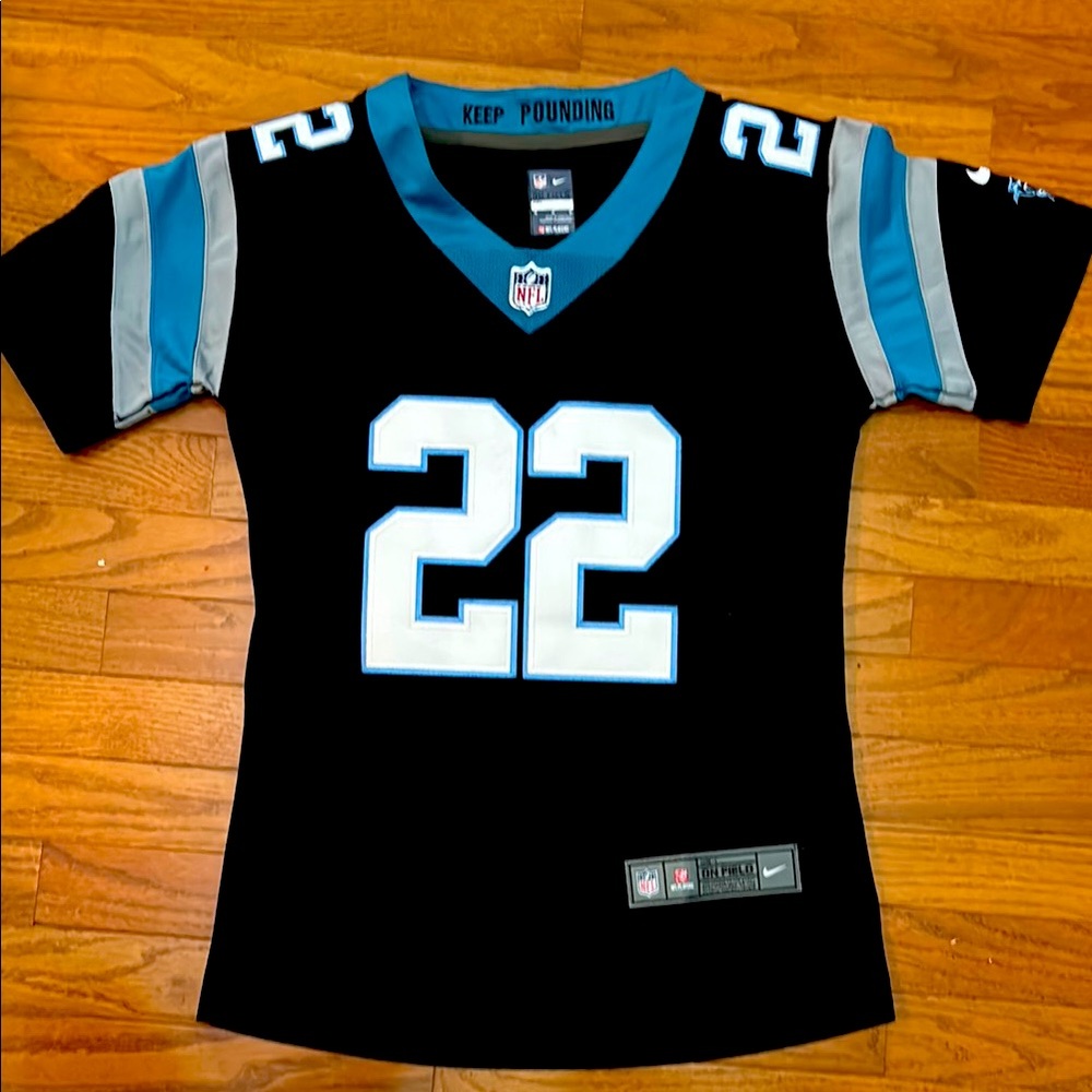 Women’s Carolina Panthers Christian McCaffrey M On Field Jersey NWOT